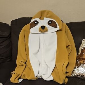 Sloth Hooded Pajama Onesie